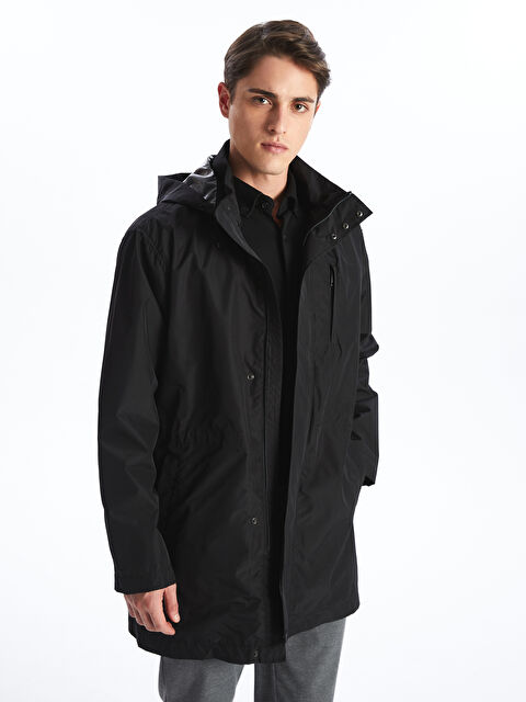 SOUTHBLUE Standart Kalıp Kapüşonlu Erkek Mont - W4HE15Z8-CVL