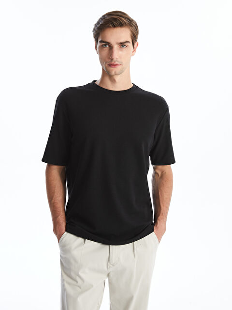 LCW Vision Bisiklet Yaka Kısa Kollu Erkek Tişört - W4HE95Z8-CVL