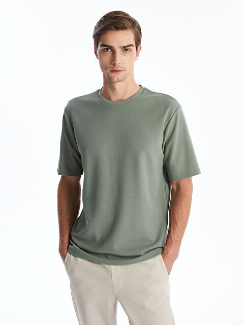 LCW Vision Bisiklet Yaka Kısa Kollu Erkek Tişört - W4HE95Z8-Y8Q