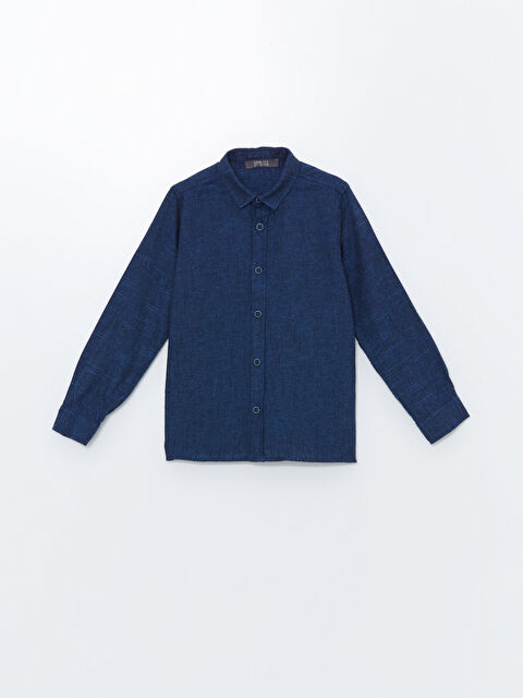 LCW ECO Uzun Kollu Erkek Çocuk Gömlek - W4HE97Z4-LLC