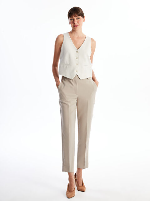 LCWAIKIKI Classic Dar Fit Kadın Pantolon - W4HF37Z8-QRF