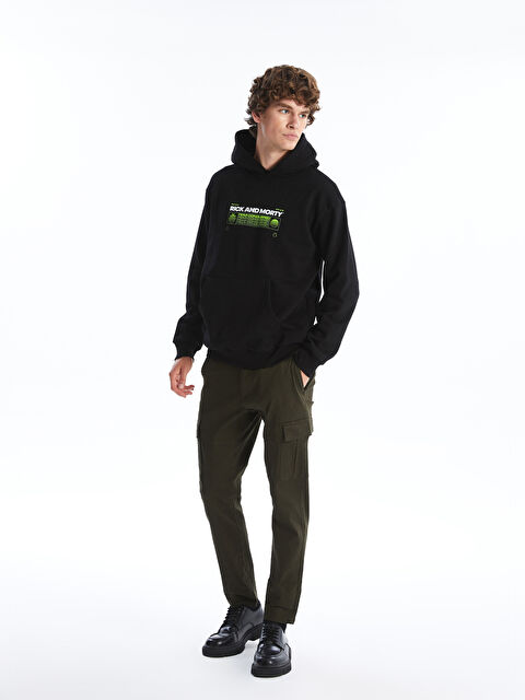 XSIDE Slim Fit Gabardin Erkek Kargo Pantolon - W4HG08Z8-KJL