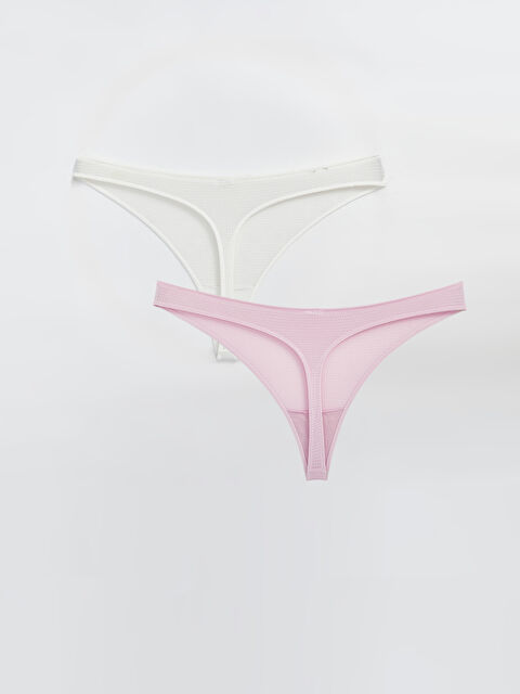 LCW DREAM Düz Tanga Külot 2'li - W4HG78Z8-FDU