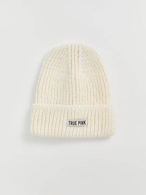 LCW ACCESSORIES Yazı Nakışlı Kız Çocuk Bere - W4HG80Z4-FEF