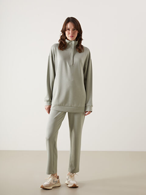 LCWAIKIKI Classic Women's Sweatpants with Elastic Waist - W4HH34Z8-GNZ