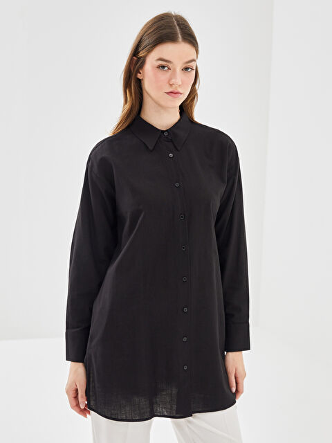 LCW Modest Kadın Düz Gömlek Tunik - W4HH36Z8-CVL