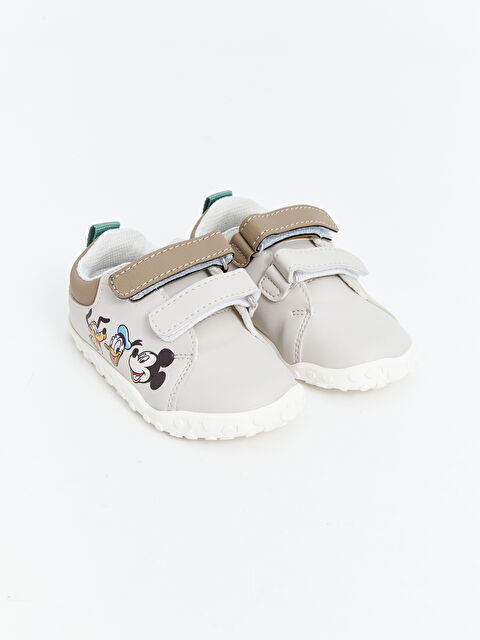 LCW STEPS Mickey Mouse Baskılı Erkek Bebek Yürüme Öncesi Ayakkabı - W4HH96Z1-J5E