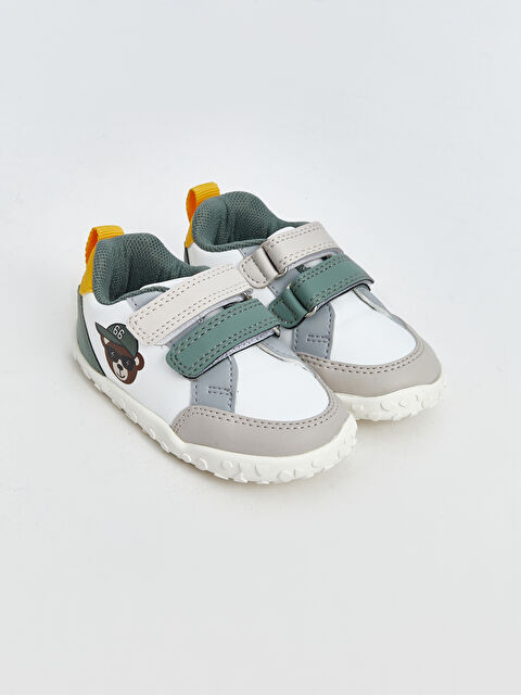 LCW STEPS Baskılı Cırt Cırtlı Erkek Bebek Spor Ayakkabı - W4HH99Z1-J5E