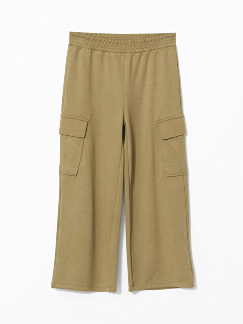 LCW Kids Beli Lastikli Kız Çocuk Kargo Eşofman Altı - W4HI62Z4-JNN