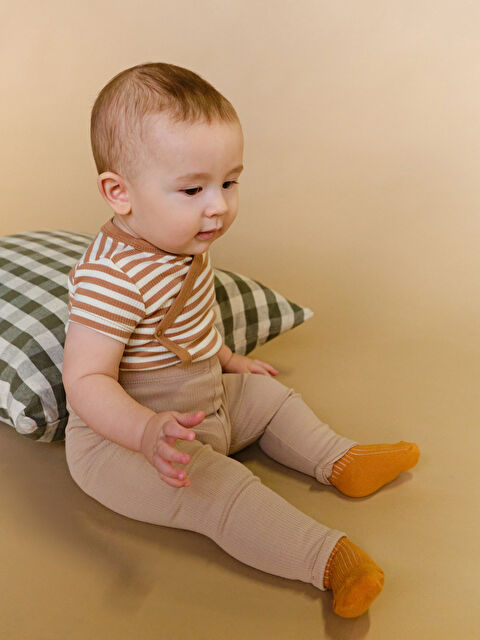 LCW baby Beli Lastikli Erkek Bebek Tayt 2'li - W4HK14Z1-GJH