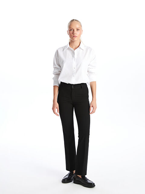 XSIDE Dar Fit Geniş Paça Kadın Pantolon - W4HM82Z8-CVL