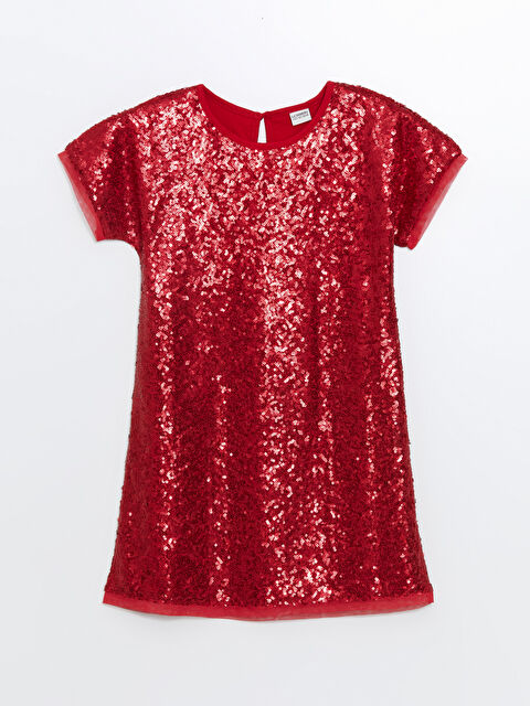 LCW Kids გოგონა წითელი კაბა - W4HO03Z4-GZL