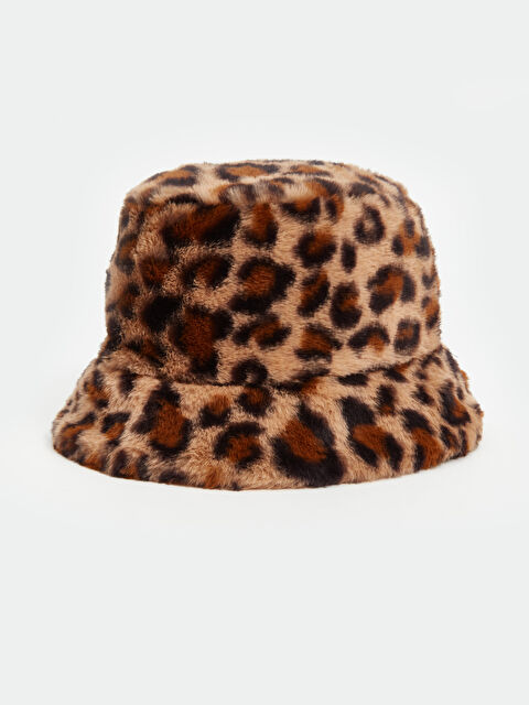LCW ACCESSORIES Leopar Desenli Kadın Bucket Şapka - W4HO43Z8-LQY