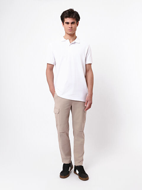 XSIDE Slim Fit Men's Cargo Trousers - W4HQ06Z8-HZZ