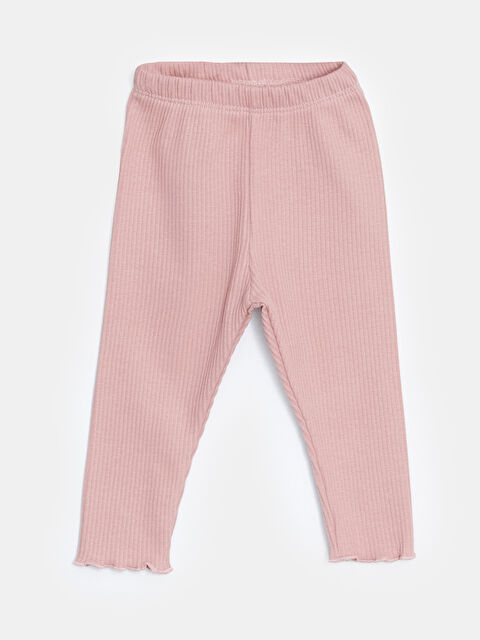 LCW Kids Beli Lastikli Basic Kız Bebek Tayt - W4HR33Z1-RPW