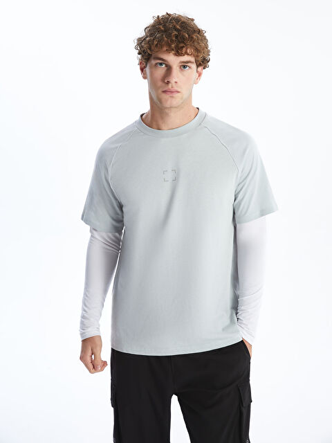 XSIDE ACTIVE Bisiklet Yaka Uzun Kollu Erkek Tişört - W4HS02Z8-G7J