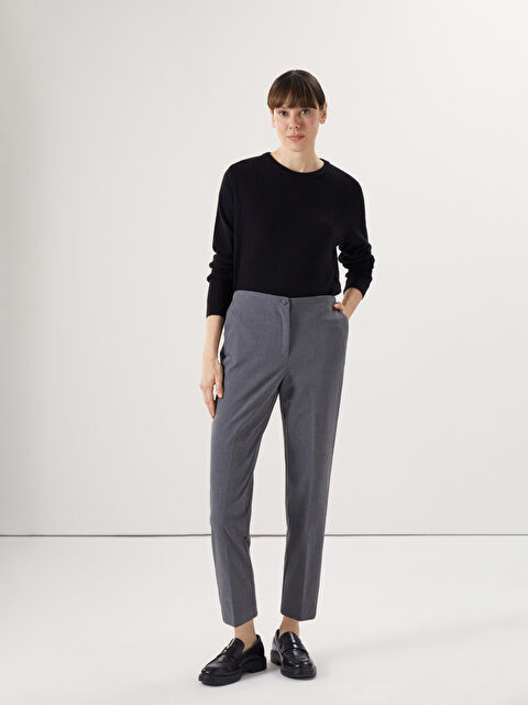 LCWAIKIKI Classic Elasticated Waist Slim Fit Women's Trousers - W4HT81Z8-HJU