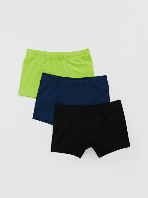 LCW ECO Beli Lastikli Erkek Çocuk Boxer 3'lü - W4HV32Z1-F9C