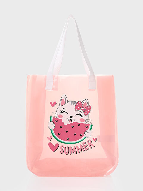 LCW ACCESSORIES Cat Printed Shopping Bag - W4I686Z4-QWN
