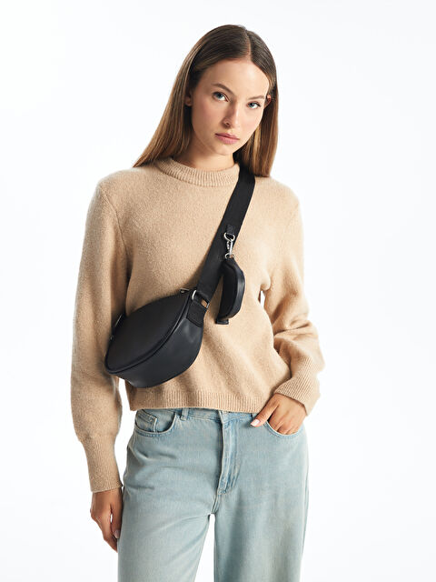 LCW ACCESSORIES Deri Görünümlü Kadın Çapraz Çanta - W4I701Z8-RQL