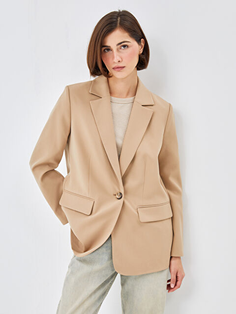 LCW Vision Kadın Blazer Ceket - W4I971Z8-KK7