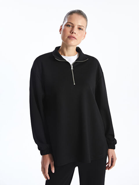 LCW Comfort Dik Yaka Kadın Sweatshirt - W4I982Z8-CVL