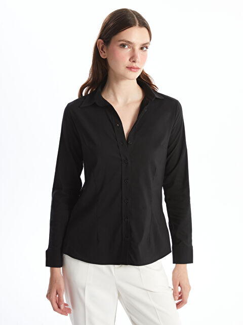 LCWAIKIKI Classic Poplin Kadın Gömlek - W4IA10Z8-CVL