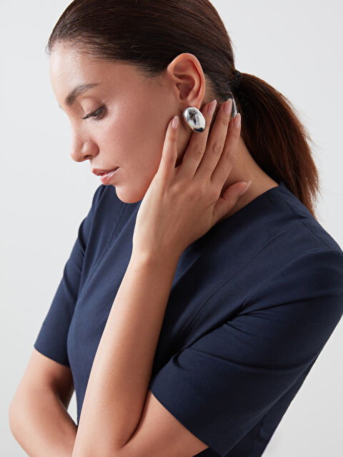 LCW ACCESSORIES Oval Kadın Küpe - W4IA48Z8-J2F