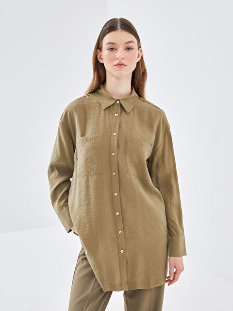 LCW Modest Kadın Gömlek Tunik - W4IB07Z8-JNN