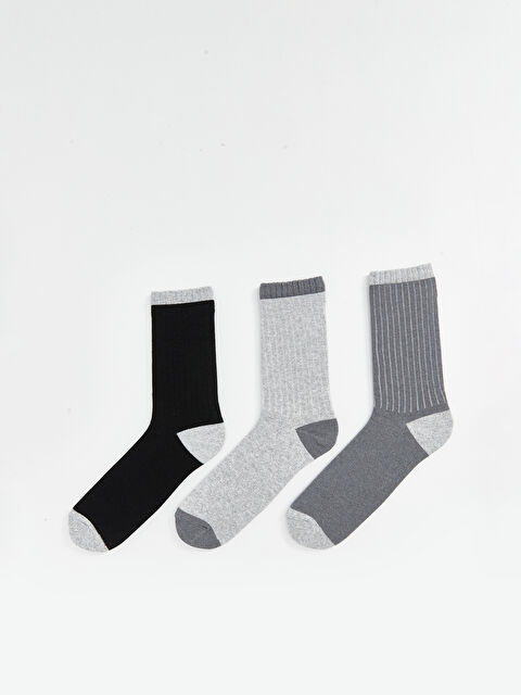 LCW ECO Çizgili Erkek Soket Çorap 3'lü - W4IB41Z8-CVL