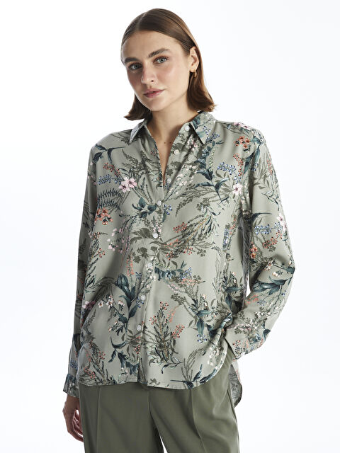 LCWAIKIKI Classic Floral Women's Shirt - W4IC07Z8-LRR