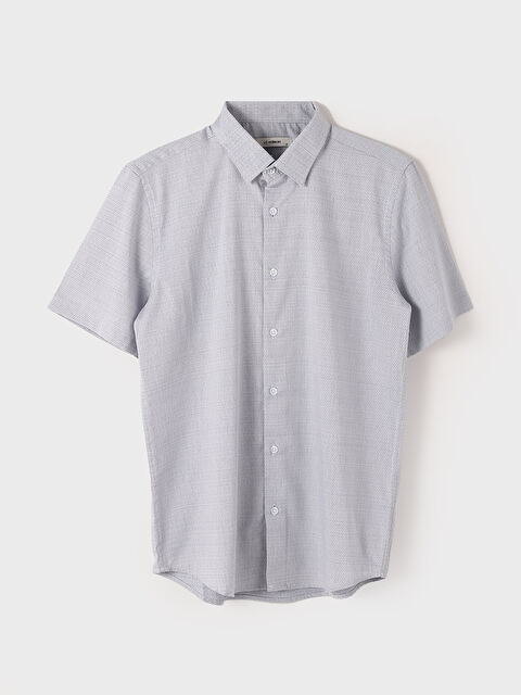 LCW Vision Regular Fit Short Sleeve Men's Shirt - W4ID03Z8-QJH