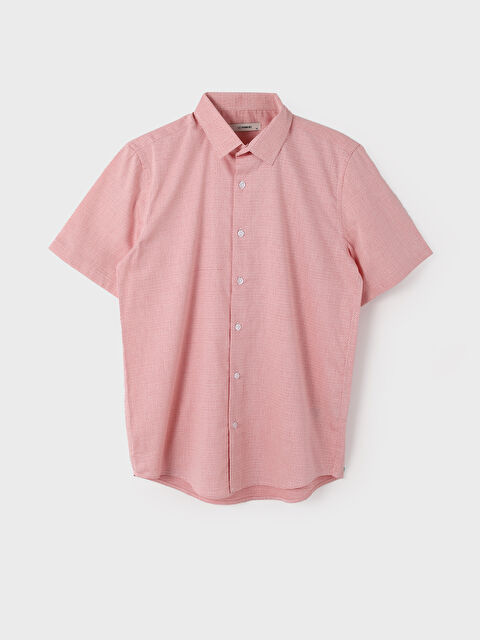 LCW Vision Regular Fit Short Sleeve Men's Shirt - W4ID03Z8-GQ2