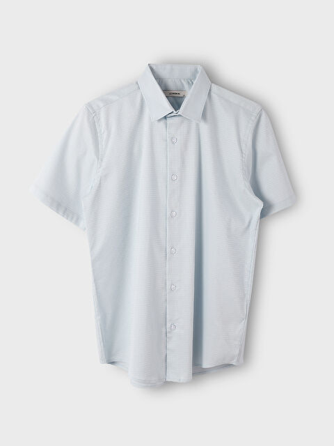 LCW Vision Regular Fit Short Sleeve Men's Shirt - W4ID05Z8-JUL