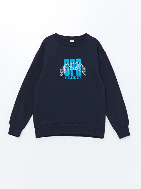LCW Kids Bisiklet Yaka Erkek Çocuk Kalın Sweatshirt - W4ID86Z4-RBY