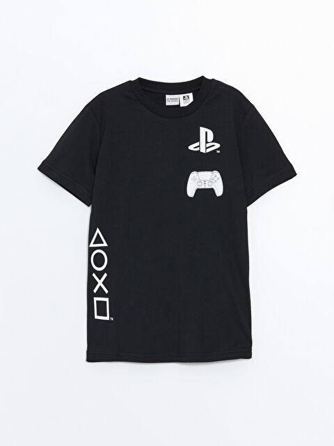 LCW Kids Bisiklet Yaka PlayStation Baskılı Erkek Çocuk Tişört - W4IE65Z4-HNX