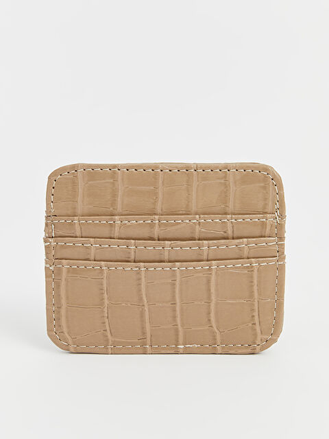 LCW ACCESSORIES Deri Görünümlü Kadın Kartlık - W4IF29Z8-DFV