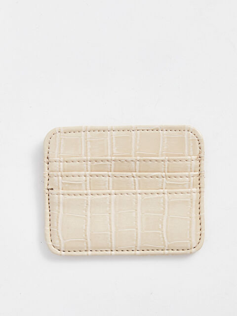 LCW ACCESSORIES Deri Görünümlü Kadın Kartlık - W4IF29Z8-SVT