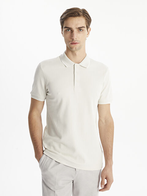 LCW Vision Polo Neck Short Sleeve Men's T-Shirt - W4IF51Z8-J0B