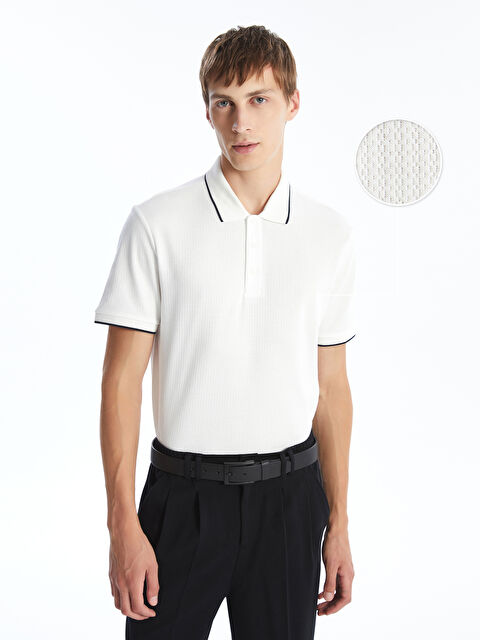 LCW Vision Polo Yaka Kısa Kollu Erkek Tişört - W4IF51Z8-R9J