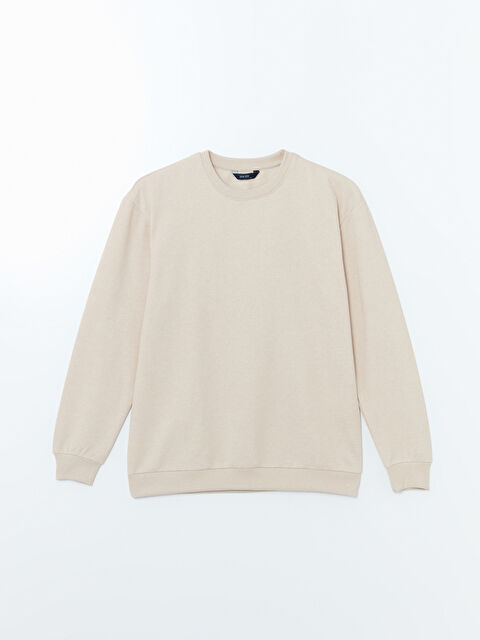 LCW ECO Bisiklet Yaka Uzun Kollu Erkek Sweatshirt - W4IH77Z8-DS3