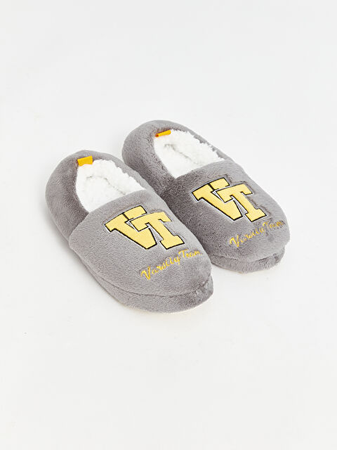 LCW STEPS Yazı Nakışlı Erkek Çocuk Ev Terliği - W4II00Z4-CWN