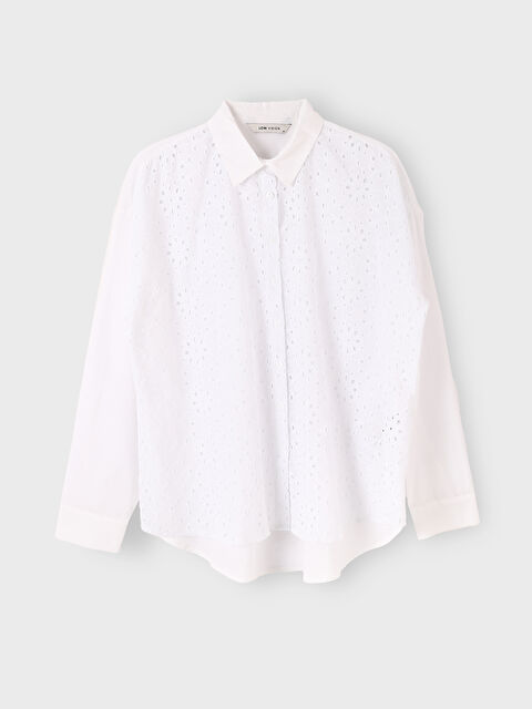 LCW Vision Hole-Knitted Women's Shirt - W4IK95Z8-JYX