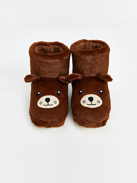 LCW STEPS Ayıcık Nakışlı Pelüş Ev Botu - W4IK98Z4-JSE