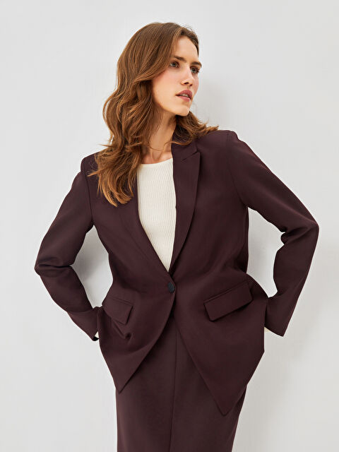 LCWAIKIKI Classic Kadın Blazer Ceket - W4IL55Z8-JAV