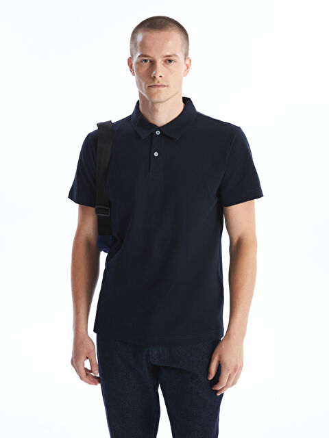 LC WAIKIKI Polo Yaka Kısa Kollu Pike Erkek Tişört - W4IO31Z8-RFH