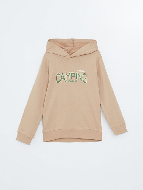 LCW ECO Kapüşonlu Erkek Çocuk Sweatshirt - W4IR03Z4-FM0