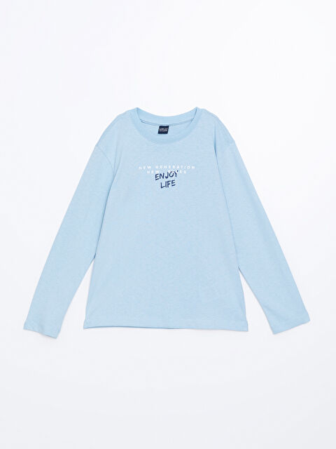 LCW ECO Bisiklet Yaka Erkek Çocuk Tişört - W4IR44Z4-G4M