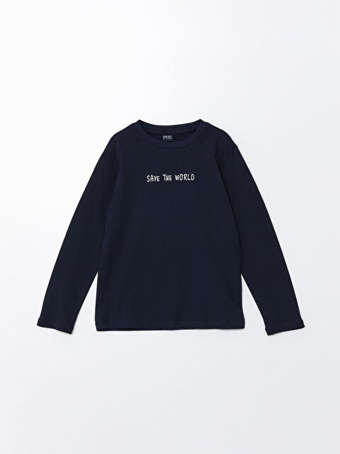 LCW ECO Bisiklet Yaka Erkek Çocuk Tişört - W4IR45Z4-HPN