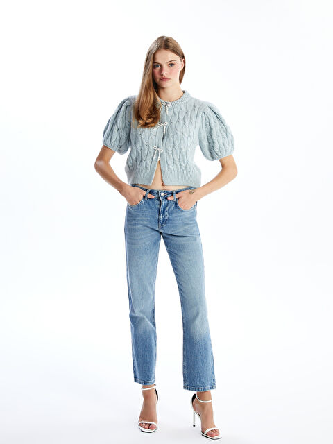 LCW Jeans Straight Fit Kadın Jean Pantolon - W4IS04Z8-311